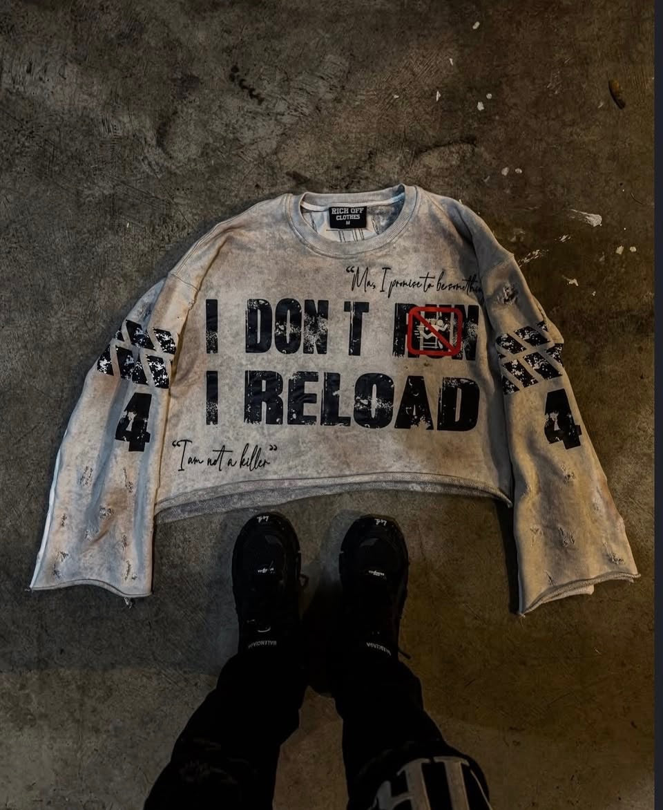 Don’t Reload Oversized Tee
