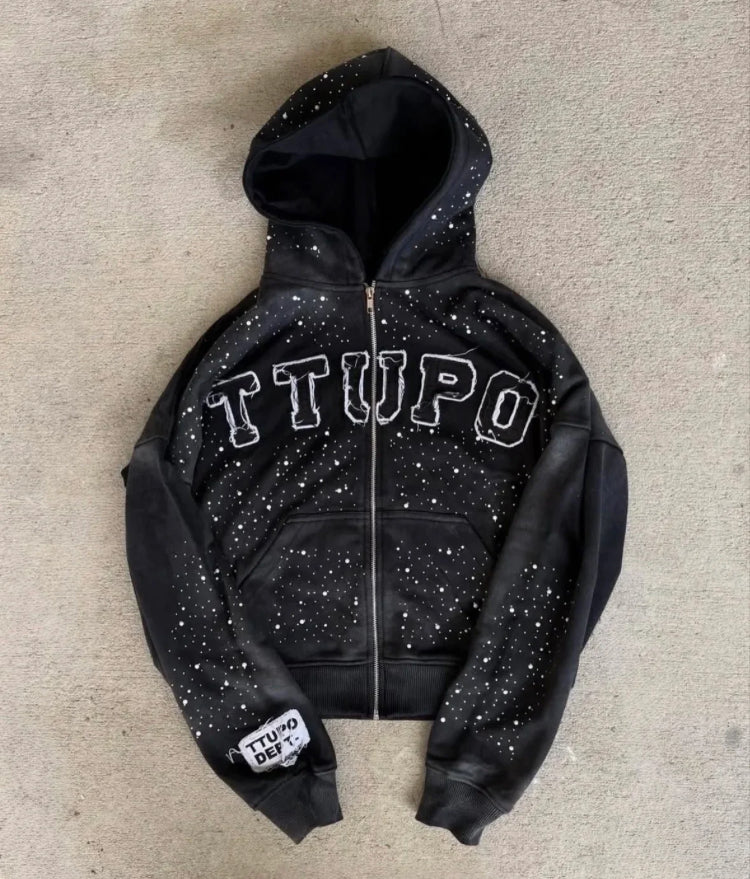 05 RHINESTONED HOODIE