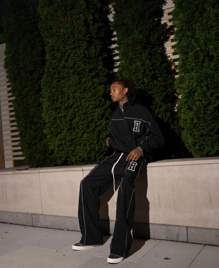 Black Essential Tracksuit