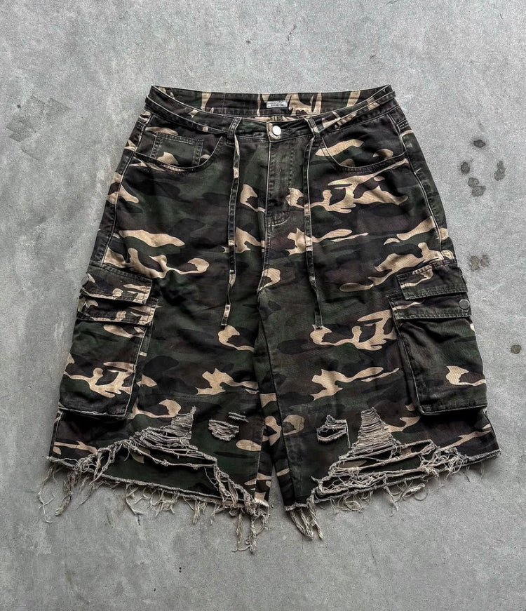 Camo Jorts